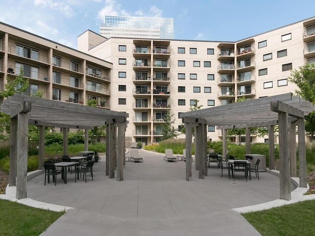 surrounding community featuring a pergola