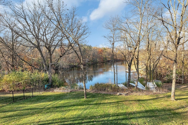 16568 Maplewood Rd, Wakefield Twp, MN 56320 - water view with a forest
