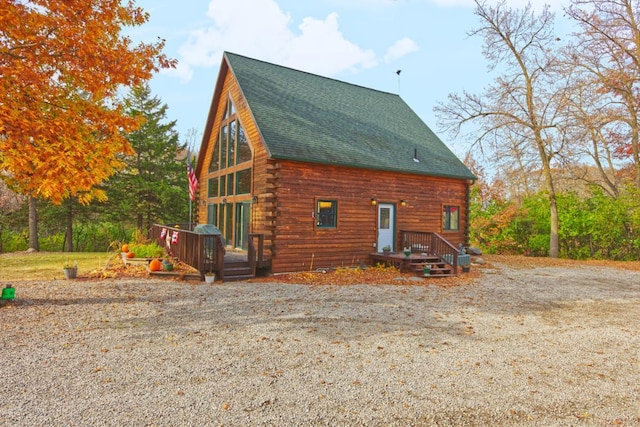 view of property exterior