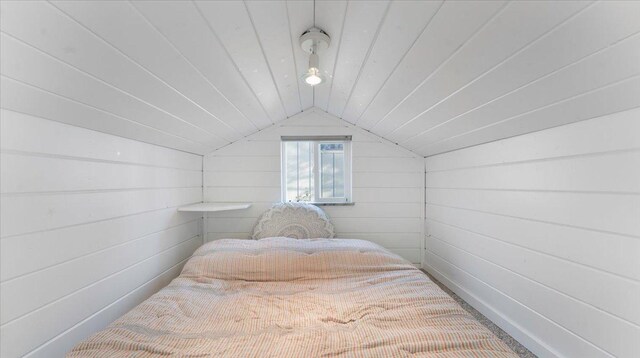 11470 Forada Beach Rd SE, Alexandria, MN 56308 - bedroom with lofted ceiling