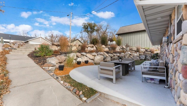 11470 Forada Beach Rd SE, Alexandria, MN 56308 - view of yard with a patio and an outdoor living space