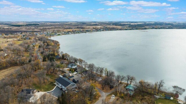 11470 Forada Beach Rd SE, Alexandria, MN 56308 - drone / aerial view with a water view and a residential view