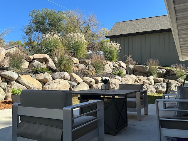11470 Forada Beach Rd SE, Alexandria, MN 56308 - view of patio / terrace featuring an outdoor living space