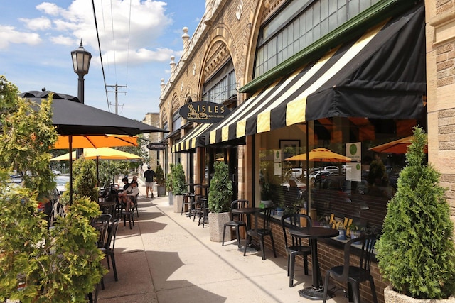 view of home's community with a patio