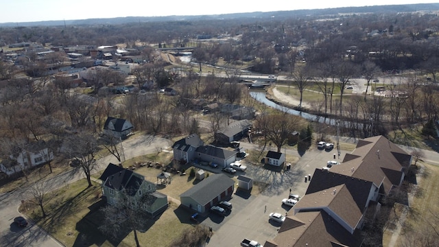 aerial view featuring a residential view