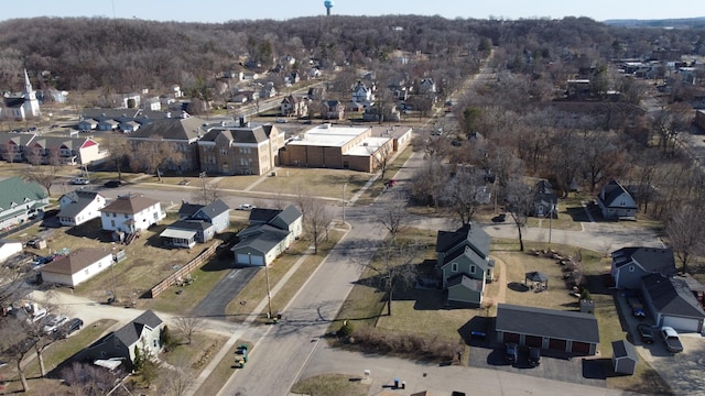 bird's eye view featuring a residential view