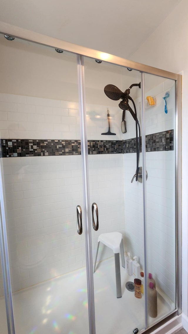 full bath with a stall shower