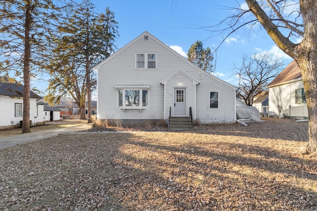 view of bungalow-style home