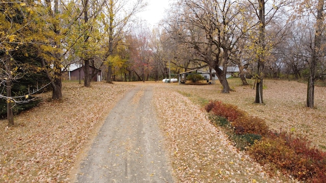 view of road