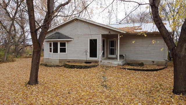 view of front of home