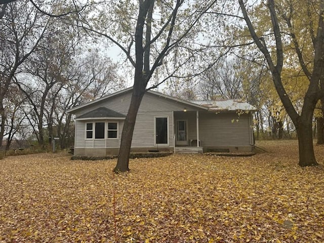 view of back of property