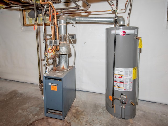 utilities with water heater