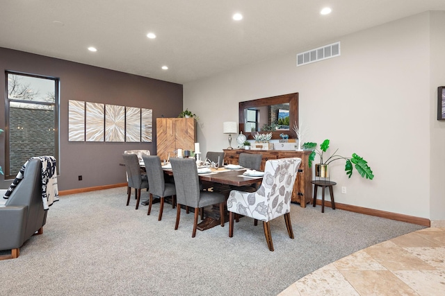 4637 Carlow Rd, Mound, MN 55364 - carpeted dining area with recessed lighting and baseboards
