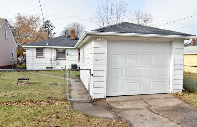 exterior space with a front yard