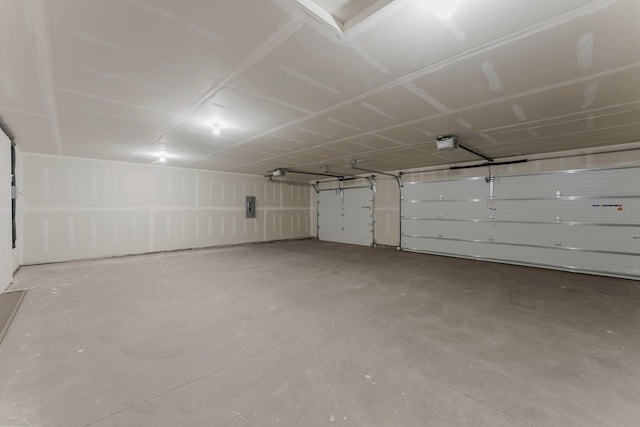 1067 241st Ln NE, East Bethel, MN 55005 - garage with a garage door opener and electric panel