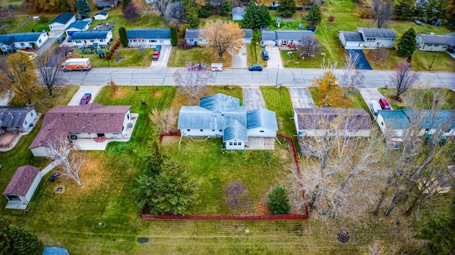 bird's eye view featuring a residential view