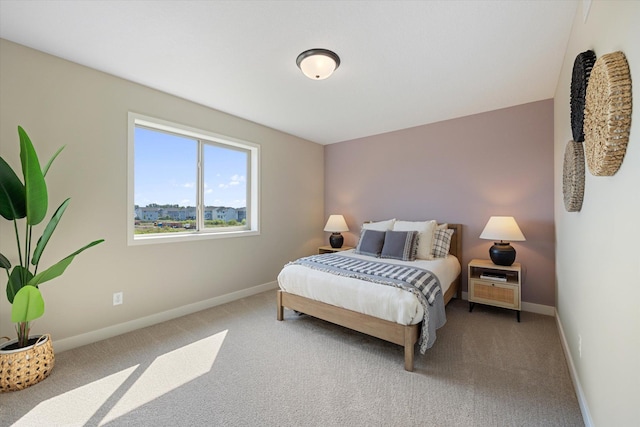 bedroom with carpet flooring