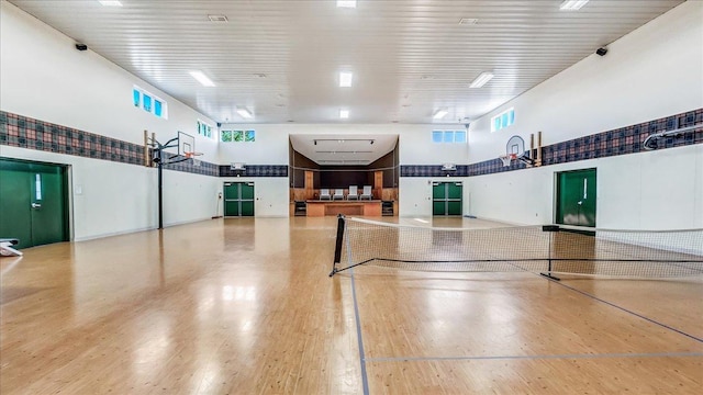 view of sport court with community basketball court