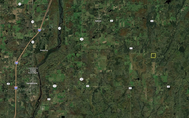 41574 Koland Rd, Sandstone Twp, MN 55072 - aerial map of property and surrounding area