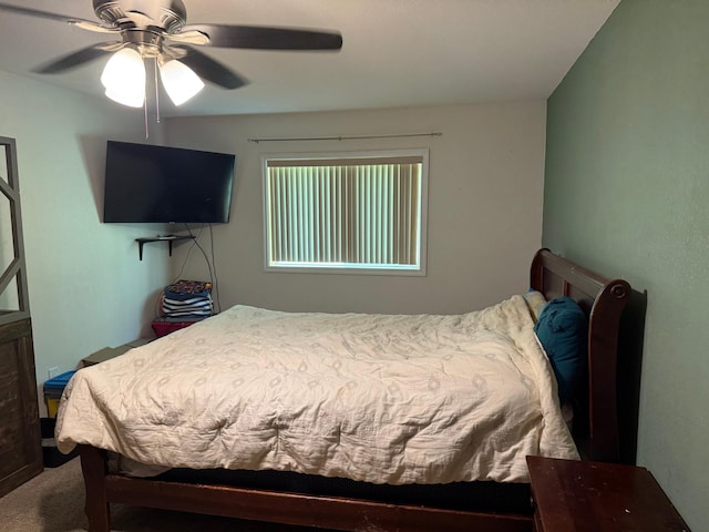 41574 Koland Rd, Sandstone Twp, MN 55072 - carpeted bedroom featuring a ceiling fan