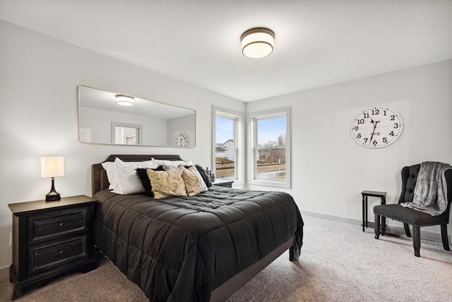 bedroom with carpet flooring