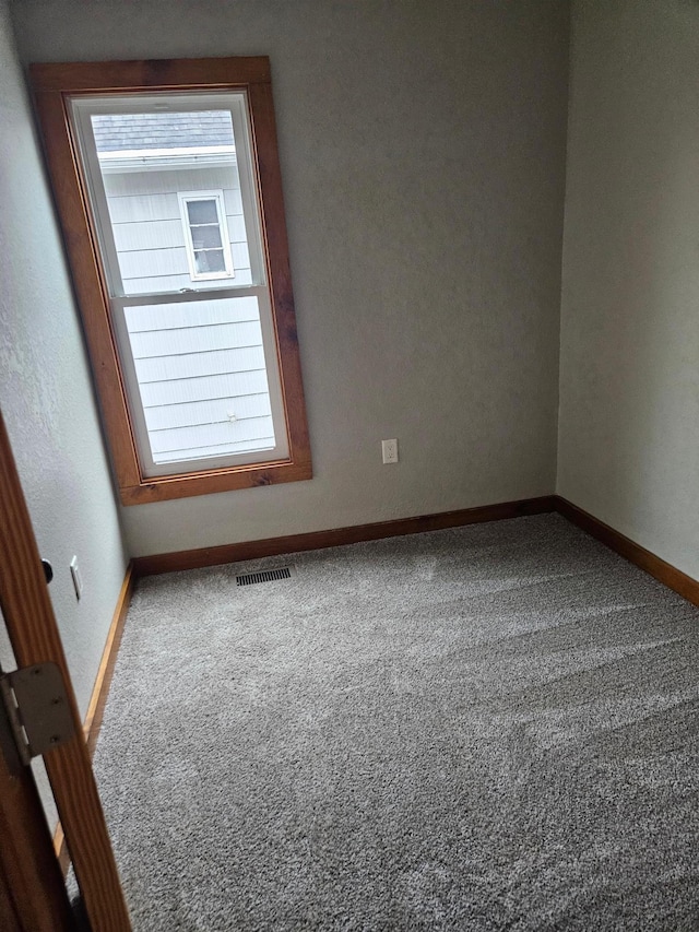 empty room featuring carpet floors