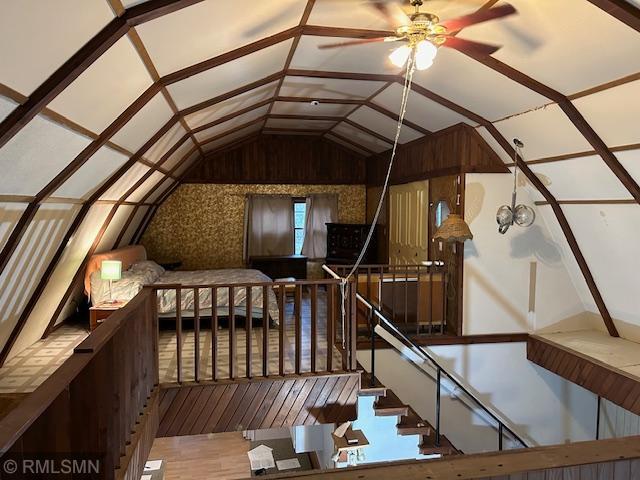 view of attic