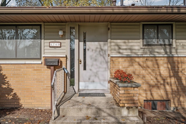 view of entrance to property