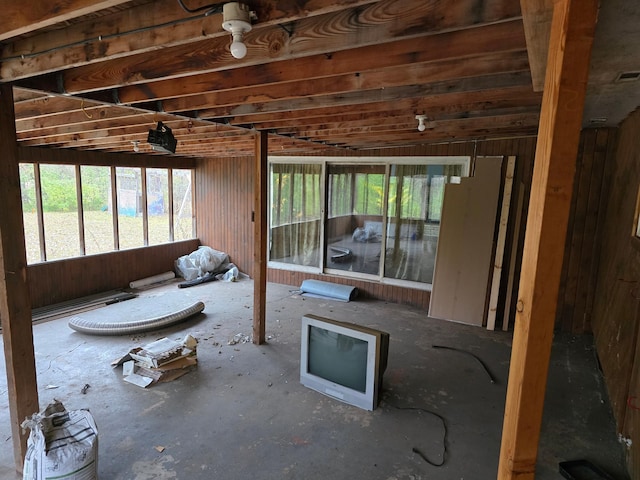 miscellaneous room with a healthy amount of sunlight