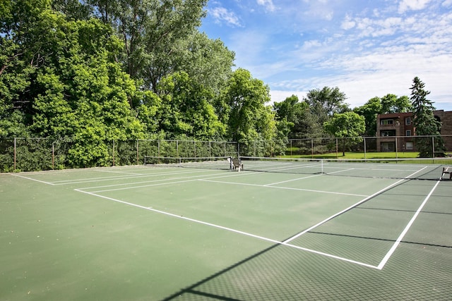 view of sport court