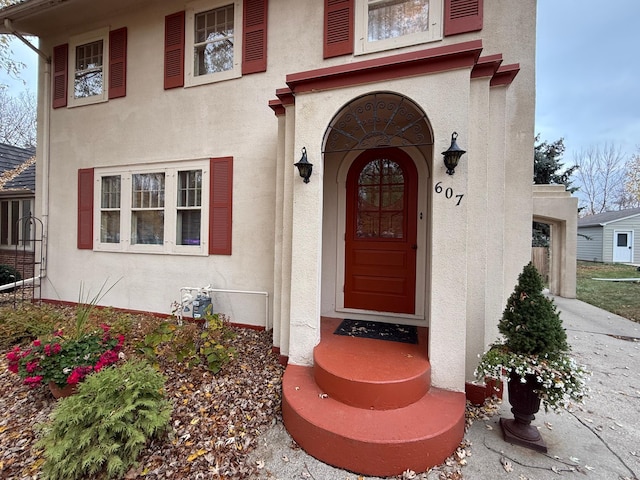 view of entrance to property