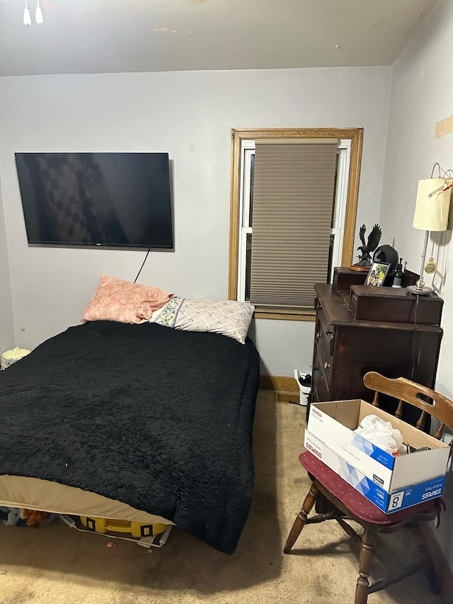 bedroom with carpet flooring