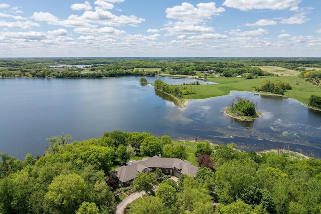 5441 Raven Point Rd, Spring Lake Twp, MN 55372 - view from above of property featuring a nearby body of water