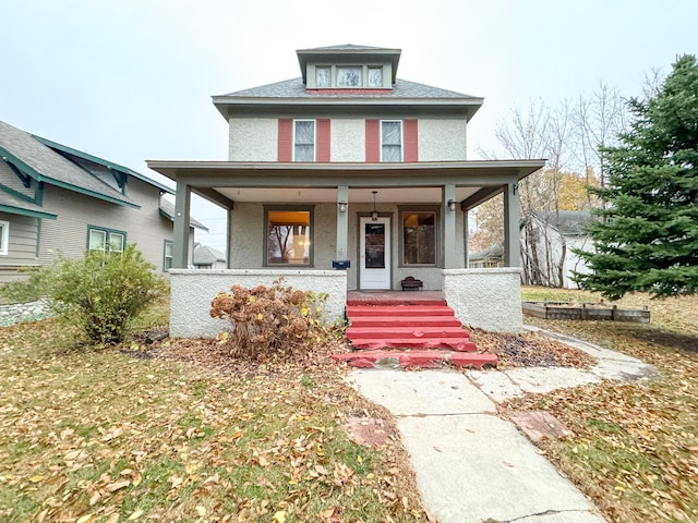 view of front of home featuring a porch