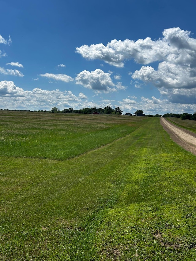 exterior space featuring a rural view