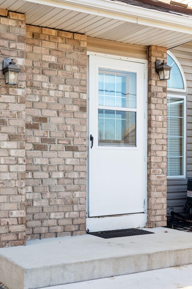 view of exterior entry