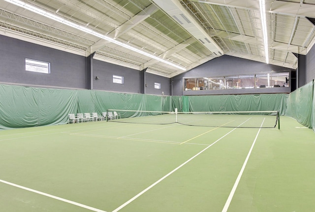 view of tennis court