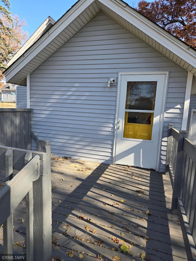 view of deck