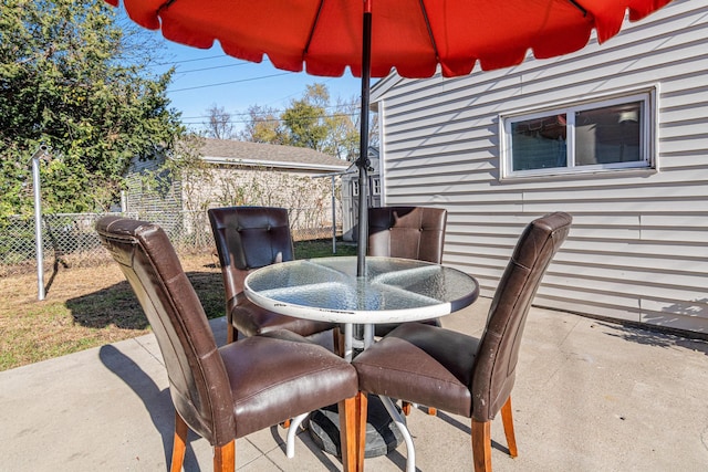 4425 2nd St NE, Columbia Heights, MN 55421 - view of patio / terrace with fence and outdoor dining space