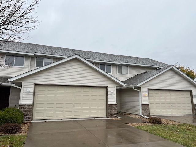 front facade featuring a garage