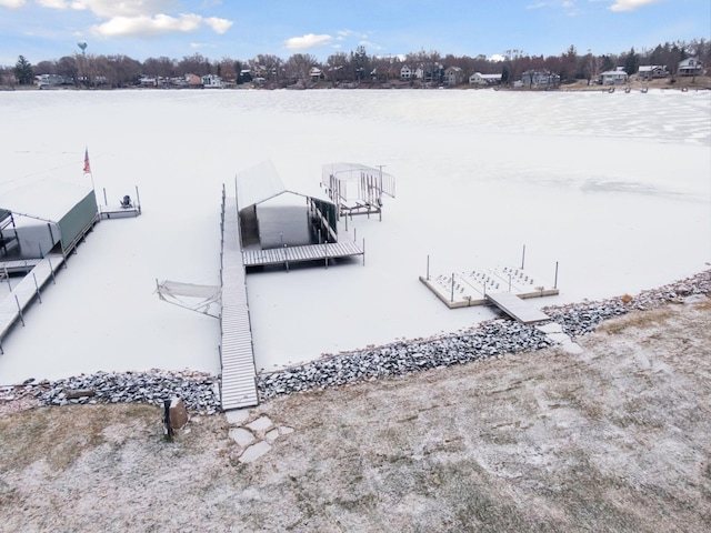 view of dock