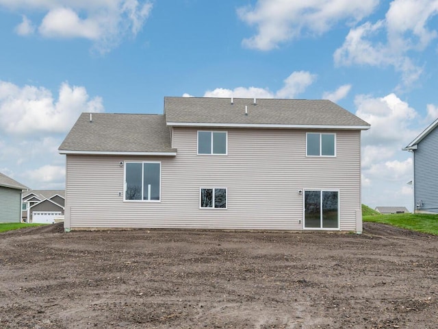 view of rear view of property