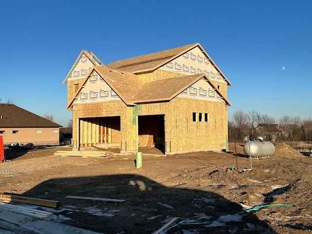 view of rear view of property