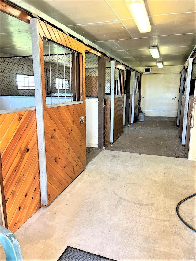 view of horse barn