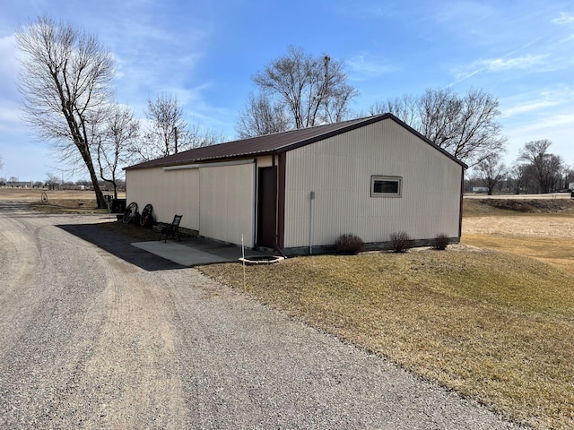 view of outbuilding