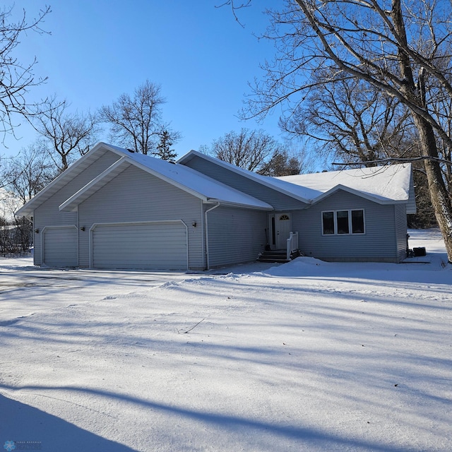 ranch-style house with a garage