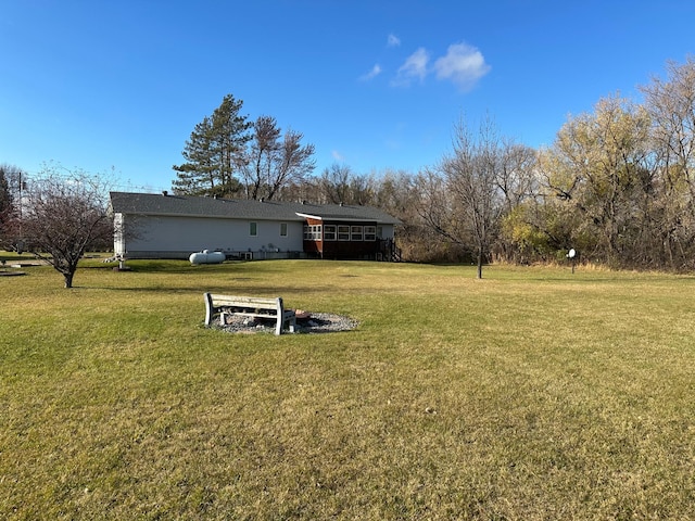 view of yard