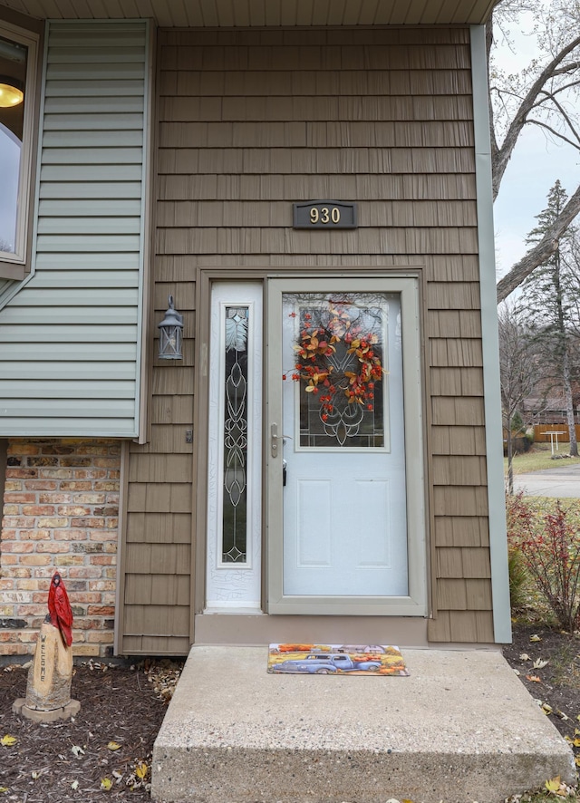 view of entrance to property