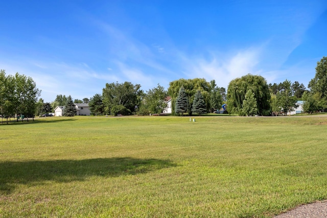 surrounding community featuring a yard