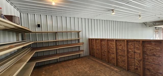 view of storage room